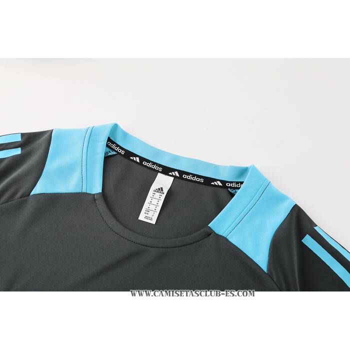Chandal del Argentina 24-25 Manga Corta Gris - Pantalon Corto
